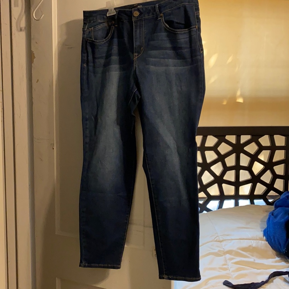 1822 stretch skinny Jean 16 dark blue